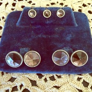 Abalone Cuff Links and Stud Set